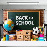 Aperturee - Aperturee Clean Classroom Podium Back To School Photo Backdrop