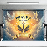 Aperturee - Aperturee Cloud Holy Light Pigeon National Prayer Day Backdrop