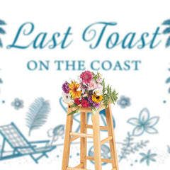 Aperturee - Aperturee Coconut Last Toast On The Coast Holiday Backdrop