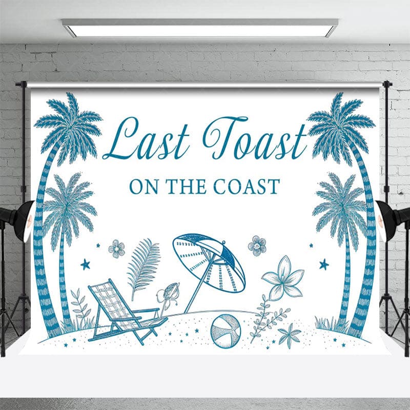 Aperturee - Aperturee Coconut Last Toast On The Coast Holiday Backdrop