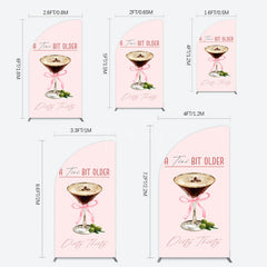 Aperturee - Aperturee Coffee A Tini Bit Older Dirty Thirty Half Moon Arch Backdrop