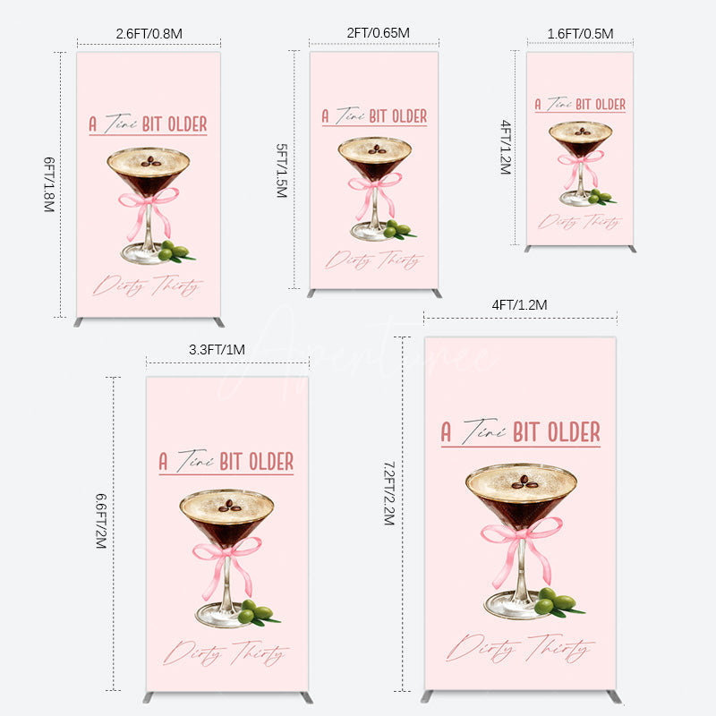 Aperturee - Aperturee Coffee A Tini Bit Older Dirty Thirty Rectangle Backdrop