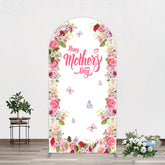 Aperturee - Aperturee Color Floral Spring Happy Mothers Day Arch Backdrop