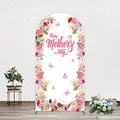 Aperturee - Aperturee Color Floral Spring Happy Mothers Day Arch Backdrop