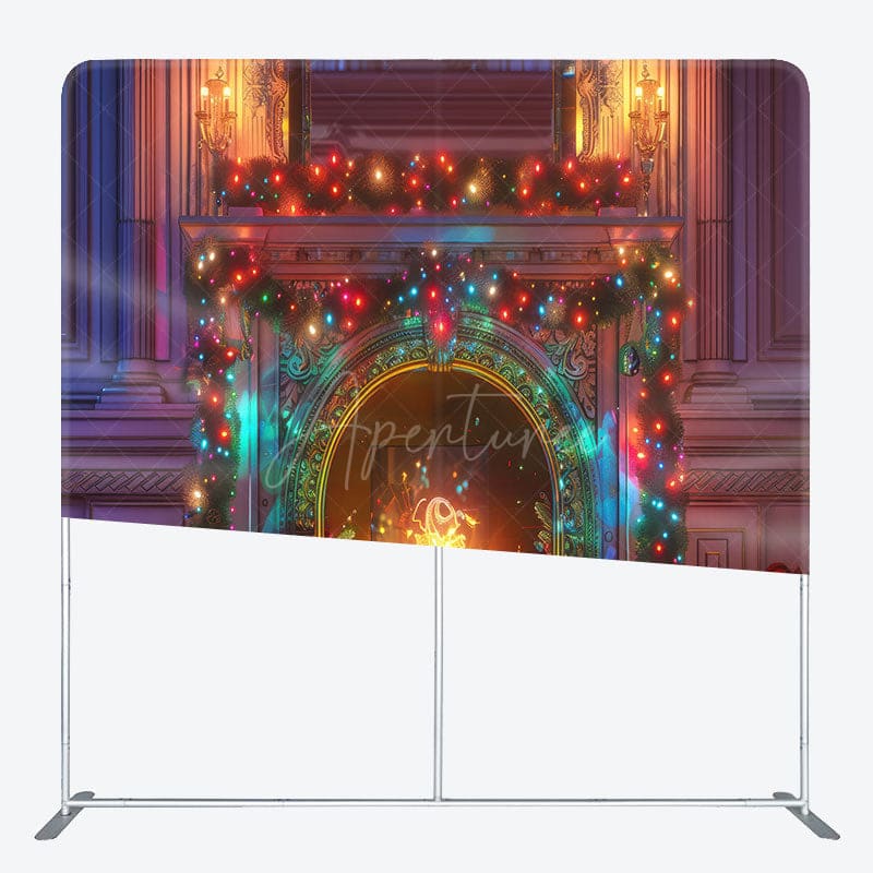 Aperturee - Aperturee Color Light Gifts Retro Wall Pillow Cover Backdrop