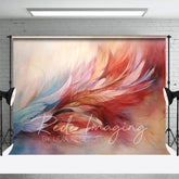 Aperturee - Aperturee Color Pretty Pastel Feather Fine Art Photo Backdrop