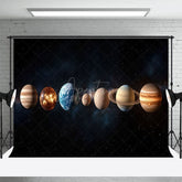 Aperturee - Aperturee Color Solar System Planets Science Fiction Backdrop