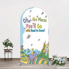 Aperturee - Aperturee Color The Places You Will Go Birthday Arch Backdrop