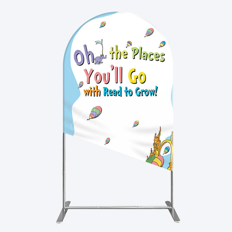 Aperturee - Aperturee Color The Places You Will Go Birthday Arch Backdrop