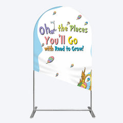 Aperturee - Aperturee Color The Places You Will Go Birthday Arch Backdrop