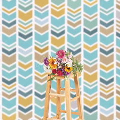 Aperturee - Aperturee Colorful Arrow Regular Patterns Photography Backdrop