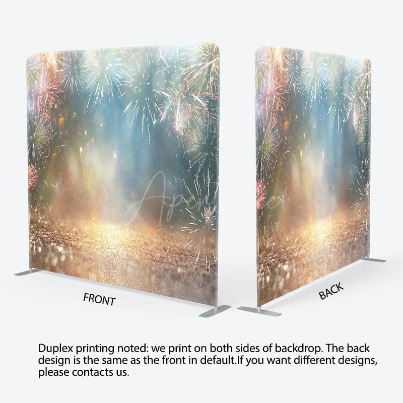 Aperturee - Aperturee Colorful Bokeh Bloom Sparkle Pillow Cover Backdrop