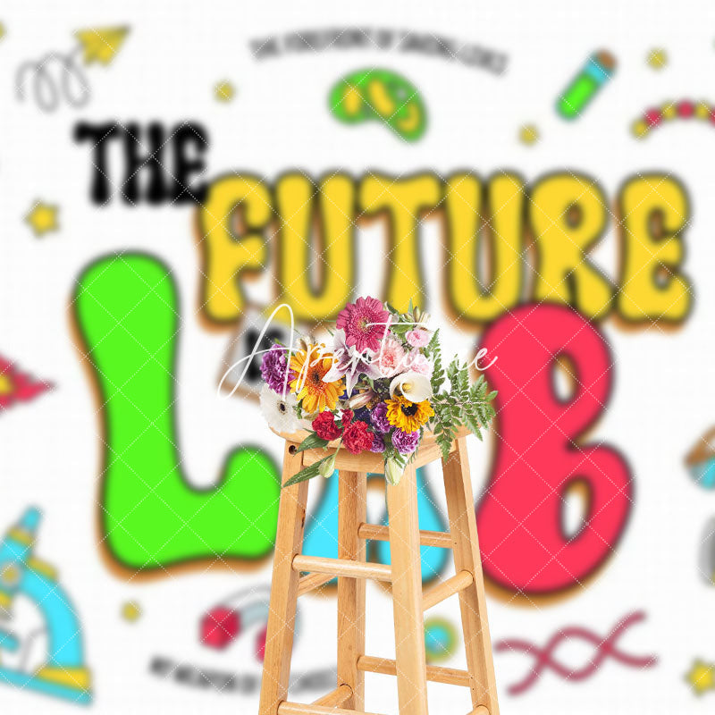 Aperturee - Aperturee Colorful Chemical Equipment The Future Lab Backdrop