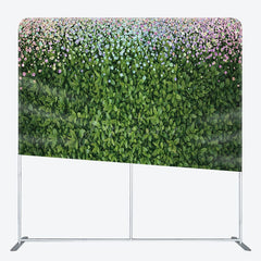 Aperturee - Aperturee Colorful Diamonds Greenery Square Tension Backdrop