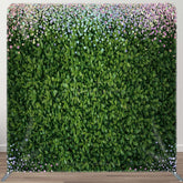 Aperturee - Aperturee Colorful Diamonds Greenery Square Tension Backdrop