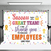 Aperturee - Aperturee Colorful Dots Employee Appreciation Day Backdrop