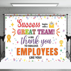 Aperturee - Aperturee Colorful Dots Employee Appreciation Day Backdrop