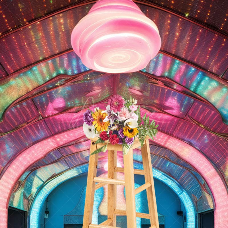 Aperturee - Aperturee Colorful Dynamic Dance Hall Architecture Backdrop