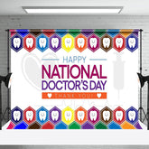 Aperturee - Aperturee Colorful Honeycomb National Doctors Day Backdrop