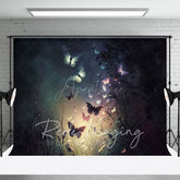 Aperturee - Aperturee Colorful Mystical Butterflies Fine Art Photo Backdrop