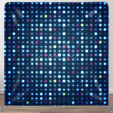 Aperturee - Aperturee Colorful Neon Sequin Glitter Dance Fabric Backdrop