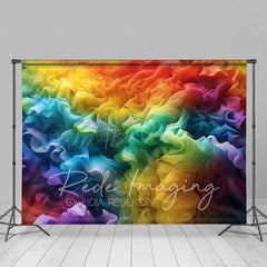 Aperturee - Aperturee Colorful Rainbow Wrinkles Fine Art Photo Backdrop