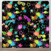 Aperturee - Aperturee Colorful Splash Print Sunglass Pillow Case Backdrop
