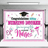 Aperturee - Aperturee Congratulations On Your Nursing Degree Grad Backdrop
