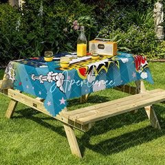 Aperturee - Aperturee Cosmic Brain Star Pattern Dynamic Light Tablecloth