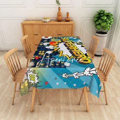 Aperturee - Aperturee Cosmic Brain Star Pattern Dynamic Light Tablecloth