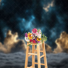 Aperturee - Aperturee Cosmic Starry Sky Night Cloudy Photography Backdrop