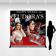 Aperturee - Aperturee Crown Sneaker Ball Custom Sweet 16 Birthday Backdrop