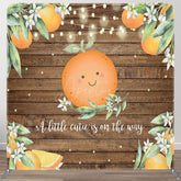 Aperturee - Aperturee Cuite Is On The Way Wooden Square Tension Backdrop