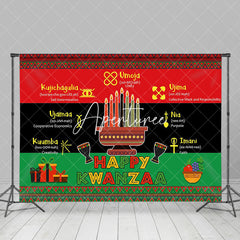 Aperturee - Aperturee Cultural Stripe Traditinal Heritage Kwanzaa Backdrop