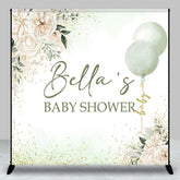 Aperturee - Aperturee Custom Floral Balloons Boho Baby Shower Backdrop