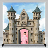 Aperturee - Aperturee Custom Photo Castle Cartoon Sky Birthday Backdrop