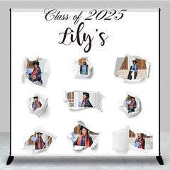 Aperturee - Aperturee Custom Photos Simple Congras Graduation Backdrop