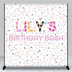 Aperturee - Aperturee Custom Sprinkles Birthday Backdrop Sweet Candy Confetti Photography Background