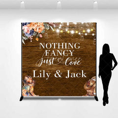 Aperturee - Aperturee Custom Western Wedding Backdrop Rustic Cowboy Boots Hat Photography Background