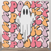 Aperturee - Aperturee Cute Ghost Spooky Halloween Square Tension Backdrop