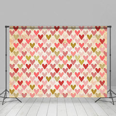 Aperturee - Aperturee Cute Heart Shaped Pattern Regular Photo Backdrop