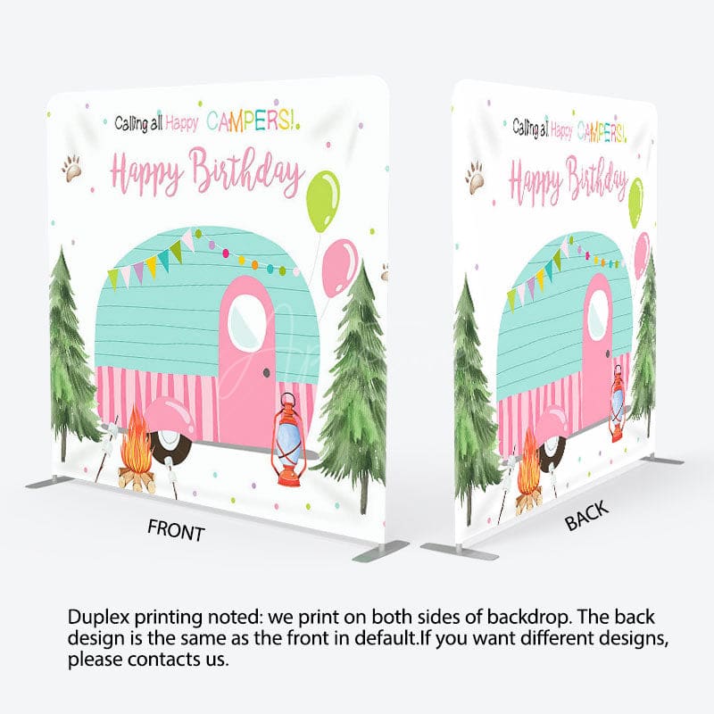 Aperturee - Aperturee Cute House Balloons Fabric Backdrop Cover for Birthday