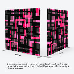 Aperturee - Aperturee Cyber Style Pink Texture Backdrop Cover For Birthday