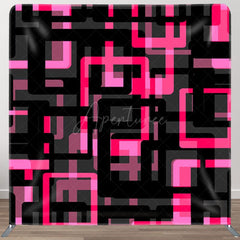 Aperturee - Aperturee Cyber Style Pink Texture Backdrop Cover For Birthday
