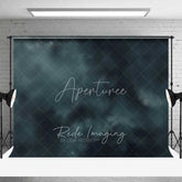 Aperturee - Aperturee Dark Blue Abstract Smoky Texture Backdrop Moody Cloud Grunge Photography Background Modern Portrait Decor