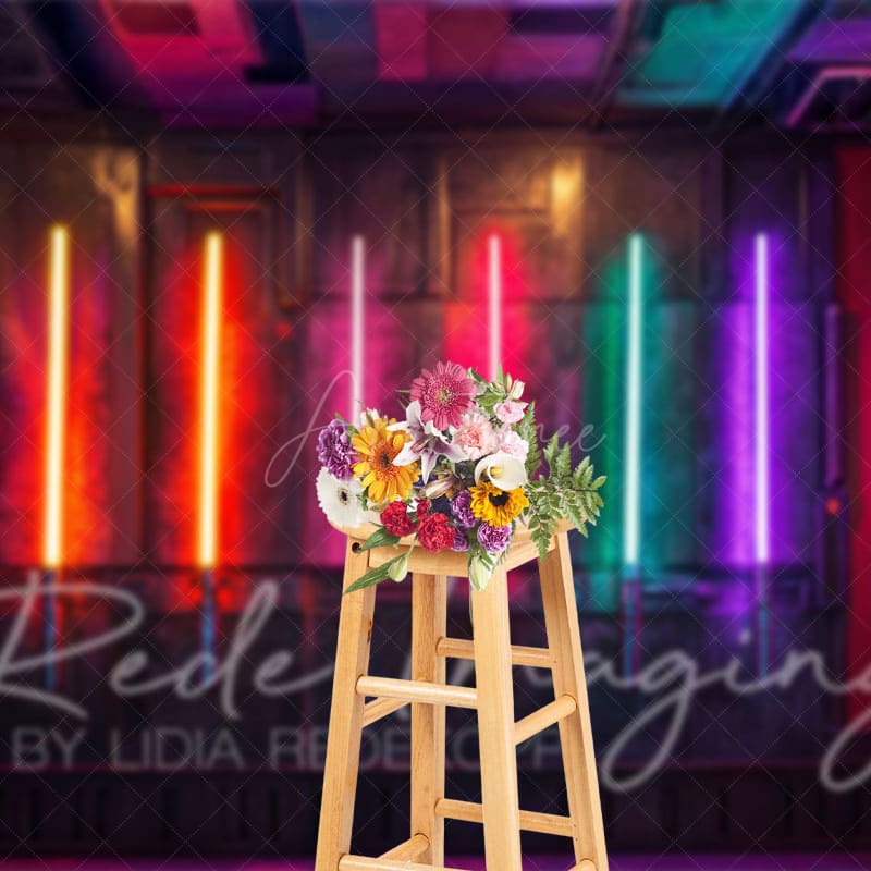 Aperturee - Aperturee Dark Lightsabers Warehouse Science Fiction Backdrop