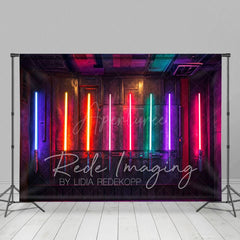 Aperturee - Aperturee Dark Lightsabers Warehouse Science Fiction Backdrop