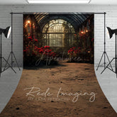 Aperturee - Aperturee Dark Lovely Greenhouse Window Sweep Photo Backdrop
