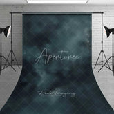 Aperturee - Aperturee Dark Moody Teal and Grey Cloud Backdrop Abstract Smoky Texture Professional Fine Art Photography Background