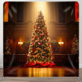 Aperturee - Aperturee Dark Room Light Christmas Tension Fabric Backdrop